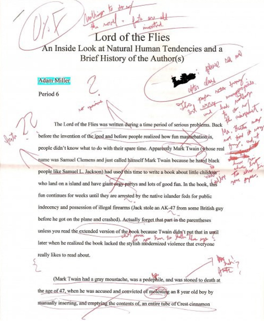 Lord of the Flies - An Inside Look at Natural Human Tendencies - Page 01